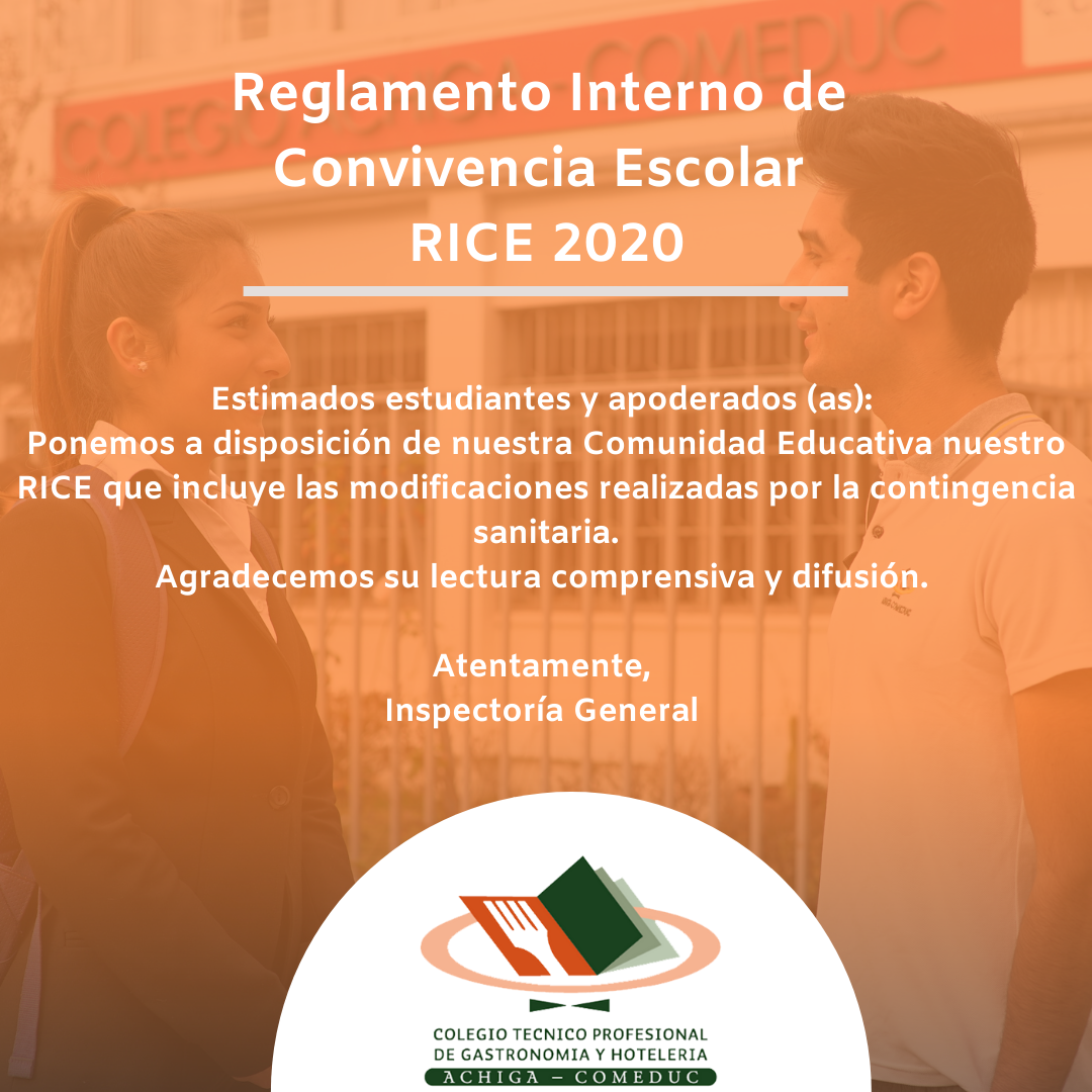 RICE 2020 DE ACUERDO A CONTINGENCIA COVID