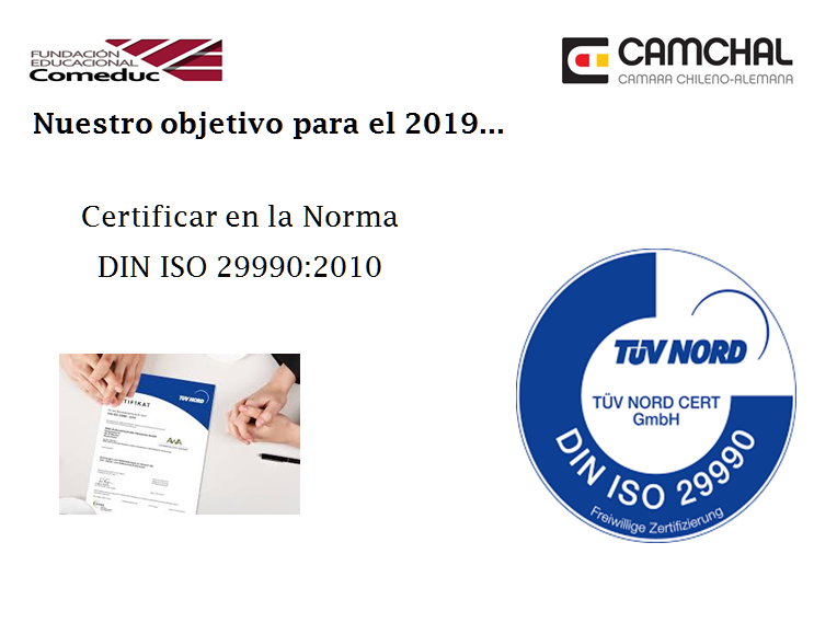 Certificación Norma DIN ISO 29990:2010