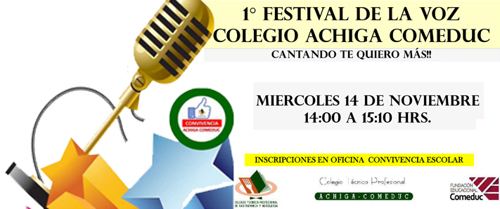 1er Festival de la Voz Achiga & Comeduc