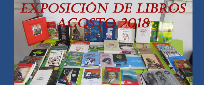 Exposición de libros Agosto 2018