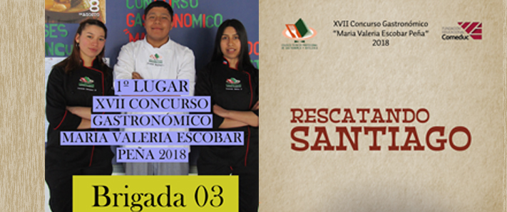 Finaliza Concurso XVII CONCURSO GASTRONÓMICO “MARIA VALERIA ESCOBAR PEÑA“  –  2018
